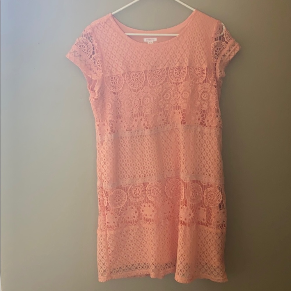 Coral dress